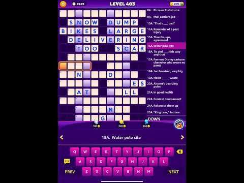 Video guide by Sean Ross: Word Puzzle Level 403 #wordpuzzle
