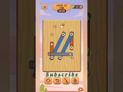 Video guide by Screw Driver Gaming Official Tamil: Wood Nuts & Bolts, Screw Level 67 #woodnutsamp