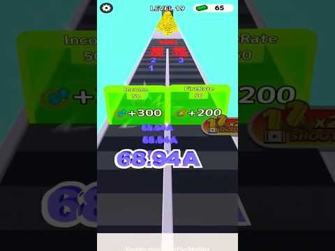 Video guide by Game Play Mobiles: Number Merge Run : Shooting Level 19 #numbermergerun