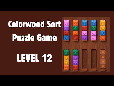 Video guide by AliGames: Colorwood Sort Puzzle Game Level 12 #colorwoodsortpuzzle