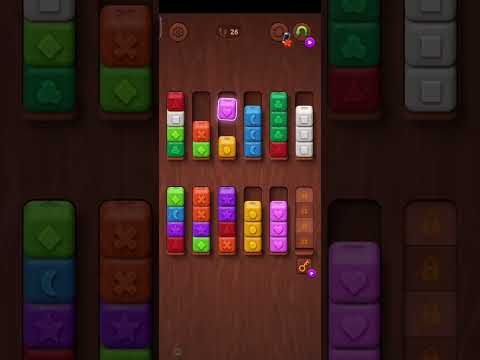 Video guide by Gamer Hk: Colorwood Sort Puzzle Game Level 136 #colorwoodsortpuzzle