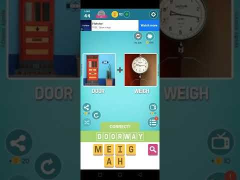 Video guide by Guddu Jaiswal: Pictoword Level 44 #pictoword