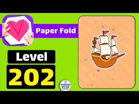 Video guide by BrainGameTips: Fold Level 202 #fold