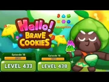 Video guide by Jelly Sapinho: Hello! Brave Cookies Level 433 #hellobravecookies