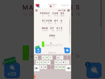 Video guide by الأستاذ كمال بكوش: Cryptogram Level 27 #cryptogram