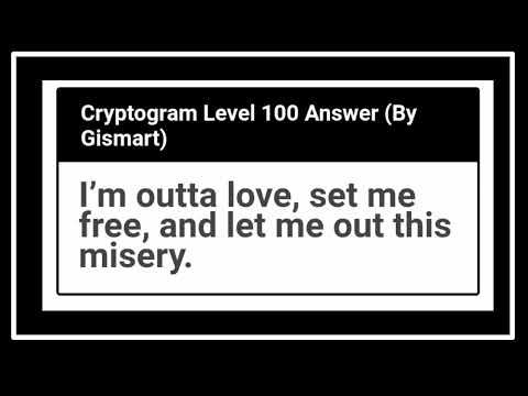 Video guide by الأستاذ كمال بكوش: Cryptogram Level 100 #cryptogram