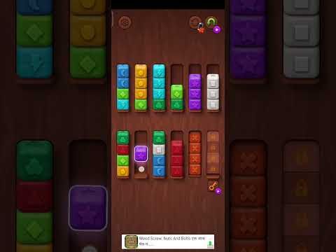 Video guide by Gamer Hk: Colorwood Sort Puzzle Game Level 129 #colorwoodsortpuzzle