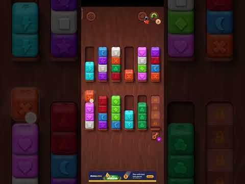 Video guide by Gamer Hk: Colorwood Sort Puzzle Game Level 204 #colorwoodsortpuzzle