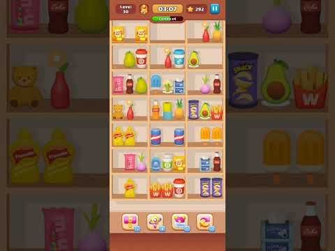Video guide by Fazie Gamer: Goods Sorting: Match 3 Puzzle Level 30 #goodssortingmatch