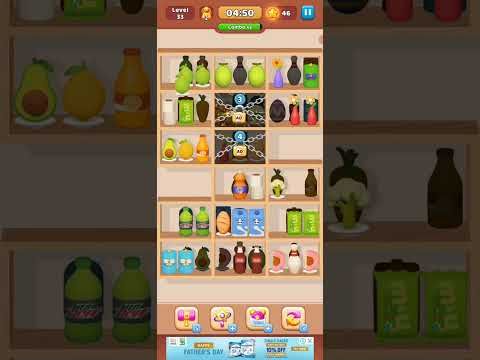 Video guide by Fazie Gamer: Goods Sorting: Match 3 Puzzle Level 33 #goodssortingmatch