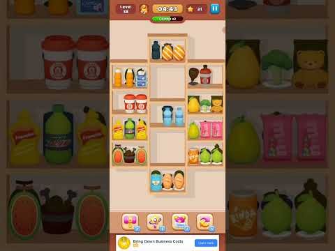 Video guide by Fazie Gamer: Goods Sorting: Match 3 Puzzle Level 38 #goodssortingmatch