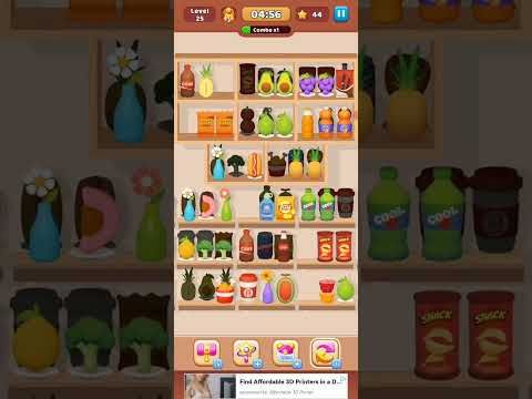 Video guide by Fazie Gamer: Goods Sorting: Match 3 Puzzle Level 25 #goodssortingmatch