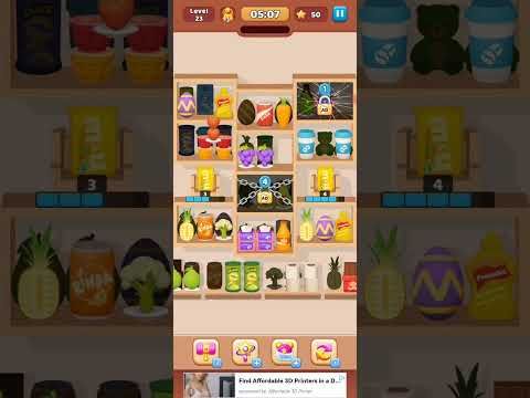 Video guide by Fazie Gamer: Goods Sorting: Match 3 Puzzle Level 23 #goodssortingmatch