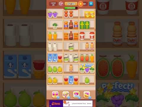 Video guide by Fazie Gamer: Goods Sorting: Match 3 Puzzle Level 20 #goodssortingmatch