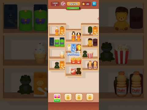 Video guide by Fazie Gamer: Goods Sorting: Match 3 Puzzle Level 3 #goodssortingmatch