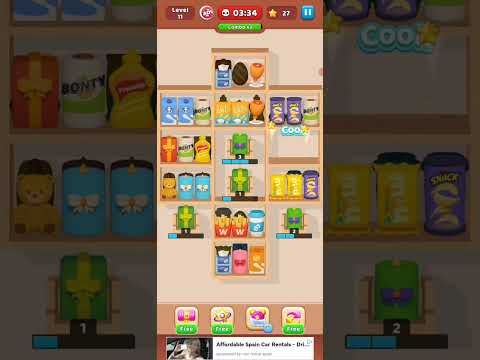 Video guide by Fazie Gamer: Goods Sorting: Match 3 Puzzle Level 11 #goodssortingmatch