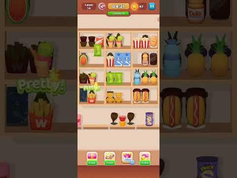 Video guide by Fazie Gamer: Goods Sorting: Match 3 Puzzle Level 14 #goodssortingmatch