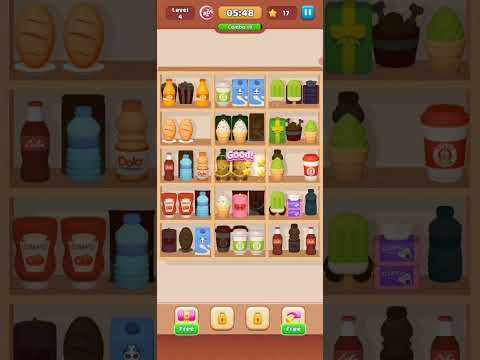 Video guide by Fazie Gamer: Goods Sorting: Match 3 Puzzle Level 4 #goodssortingmatch