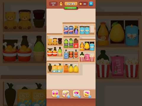 Video guide by Fazie Gamer: Goods Sorting: Match 3 Puzzle Level 22 #goodssortingmatch