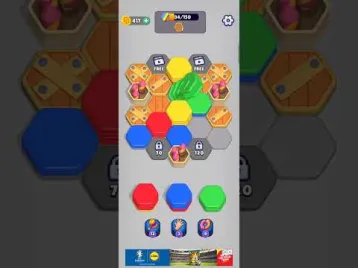 Video guide by Royal Match Gameplay: Hexa Sort Level 190 #hexasort