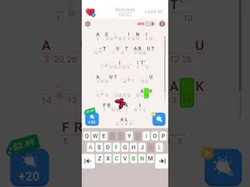 Video guide by Danny Gaming: Cryptogram Level 52 #cryptogram