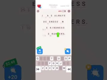 Video guide by Games Tutorial: Cryptogram Level 122 #cryptogram