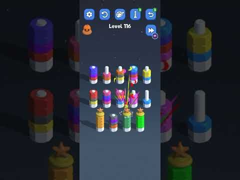 Video guide by Total Puzzle Games TPG: Nuts And Bolts Sort Level 116 #nutsandbolts