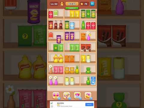 Video guide by Fazie Gamer: Goods Sorting: Match 3 Puzzle Level 50 #goodssortingmatch