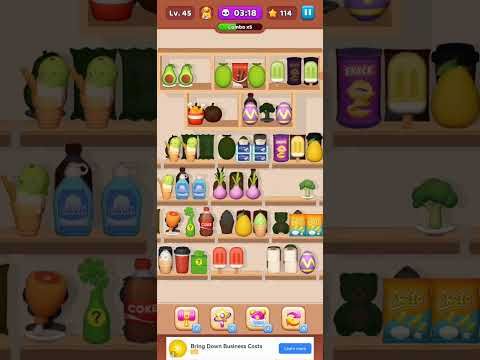 Video guide by Fazie Gamer: Goods Sorting: Match 3 Puzzle Level 45 #goodssortingmatch