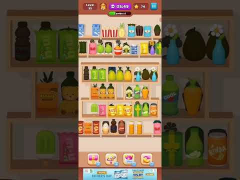 Video guide by Fazie Gamer: Goods Sorting: Match 3 Puzzle Level 35 #goodssortingmatch
