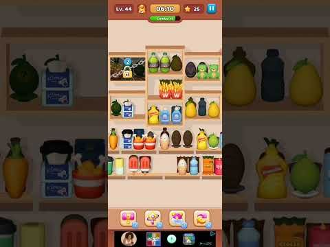 Video guide by Fazie Gamer: Goods Sorting: Match 3 Puzzle Level 44 #goodssortingmatch