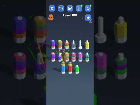 Video guide by Total Puzzle Games TPG: Nuts And Bolts Sort Level 108 #nutsandbolts