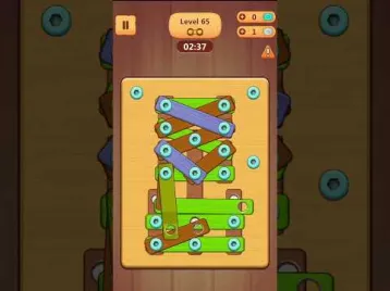 Video guide by Aoi Toshiro: Wood Nuts & Bolts Puzzle Level 65 #woodnutsamp