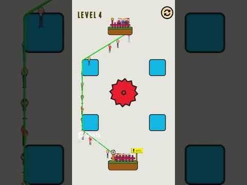 Video guide by RebelYelliex: Rope Rescue Puzzle Level 4 #roperescuepuzzle