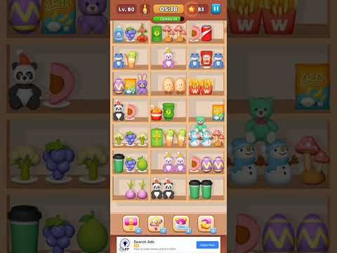 Video guide by Fazie Gamer: Goods Sorting: Match 3 Puzzle Level 80 #goodssortingmatch