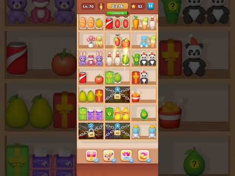 Video guide by Fazie Gamer: Goods Sorting: Match 3 Puzzle Level 70 #goodssortingmatch