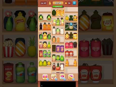 Video guide by Fazie Gamer: Goods Sorting: Match 3 Puzzle Level 47 #goodssortingmatch