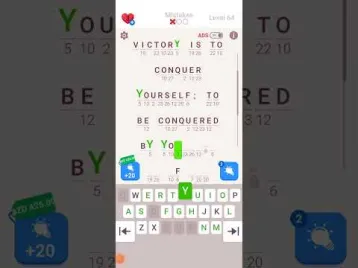 Video guide by الأستاذ كمال بكوش: Cryptogram Level 64 #cryptogram