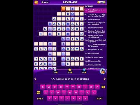 Video guide by Sean Ross: Word Puzzle Level 497 #wordpuzzle
