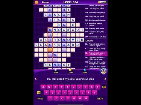 Video guide by Sean Ross: Word Puzzle Level 504 #wordpuzzle