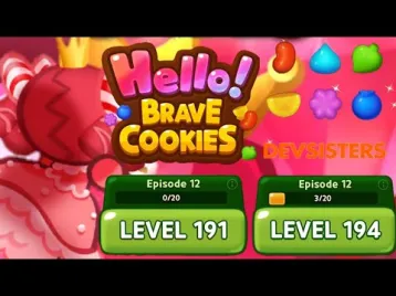 Video guide by Jelly Sapinho: Hello! Brave Cookies Level 191 #hellobravecookies