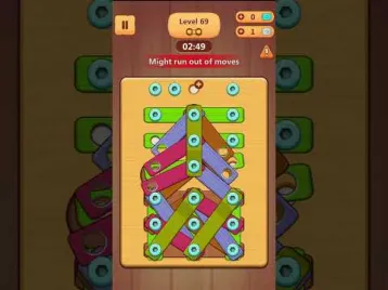 Video guide by Aoi Toshiro: Wood Nuts & Bolts Puzzle Level 69 #woodnutsamp