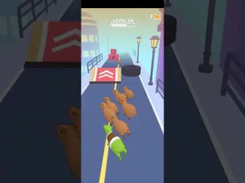 Video guide by AndroidMinutes - Android & iOS Gameplays: Capybara Rush Level 34 #capybararush