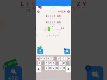Video guide by The Gamer?: Cryptogram Level 45 #cryptogram