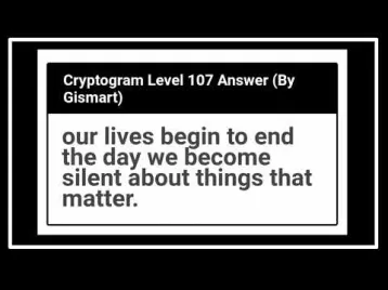 Video guide by الأستاذ كمال بكوش: Cryptogram Level 107 #cryptogram