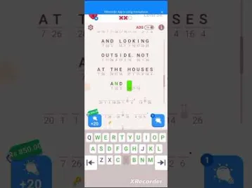 Video guide by The Gamer?: Cryptogram Level 34 #cryptogram