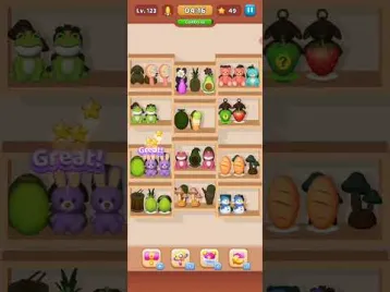 Video guide by Fazie Gamer: Goods Sorting: Match 3 Puzzle Level 123 #goodssortingmatch