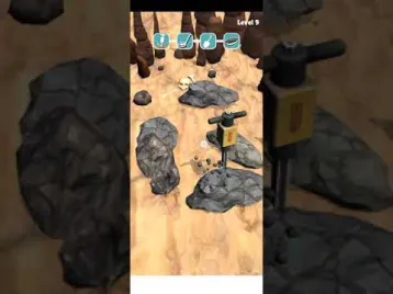 Video guide by TMG Rabia: Gold Rush 3D! Level 9 #goldrush3d
