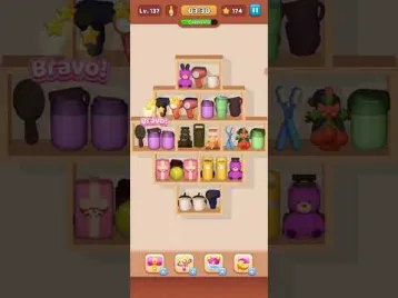 Video guide by Fazie Gamer: Goods Sorting: Match 3 Puzzle Level 137 #goodssortingmatch