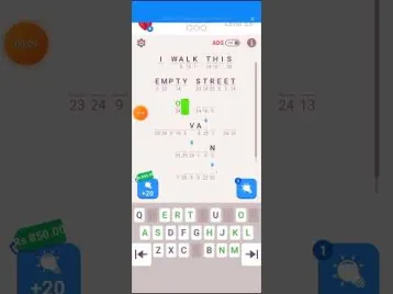Video guide by The Gamer?: Cryptogram Level 53 #cryptogram